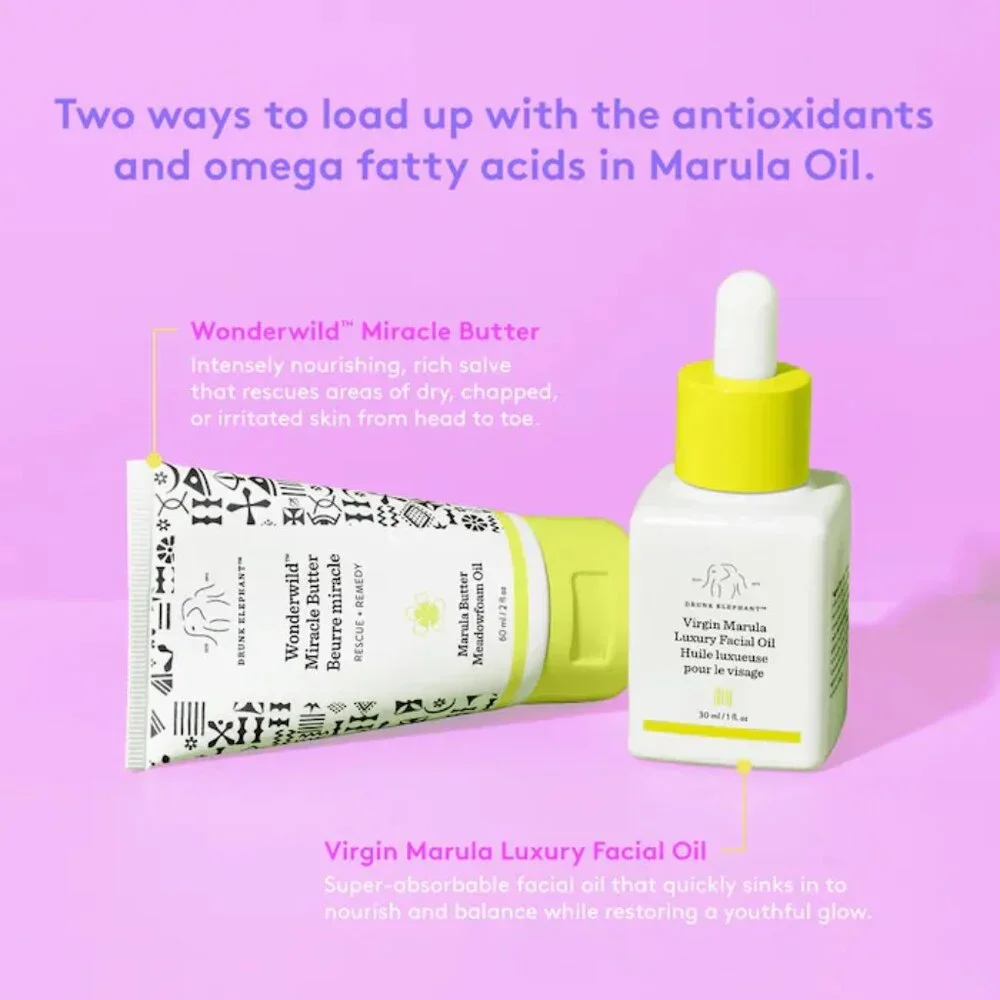 NEW & 1/2 PRICE ✅ Drunk Elephant WONDERWILD Miracle Butter 2 oz / 60mL✨ NEW